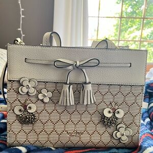 Kate Spade Cream and Tan Shoulder Bag